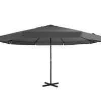 Sonnenschirm mit Aluminium-Mast 500 cm Anthrazit