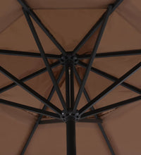 Sonnenschirm mit Aluminium-Mast 500 cm Taupe