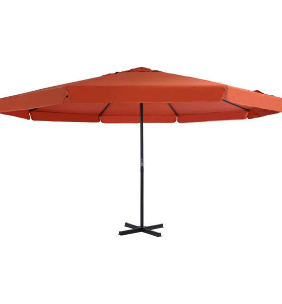 Sonnenschirm Aluminium-Mast 500 cm Terrakotta-Rot