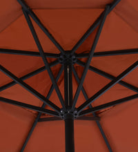 Sonnenschirm Aluminium-Mast 500 cm Terrakotta-Rot