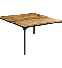 Esstisch 140x140x76 cm Massivholz Mango