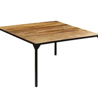 Esstisch 140x140x76 cm Massivholz Mango