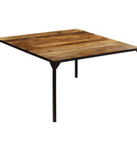 Esstisch 140x140x76 cm Massivholz Mango
