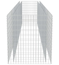 Gabionen-Hochbeet Verzinkter Stahl 450×90×100 cm