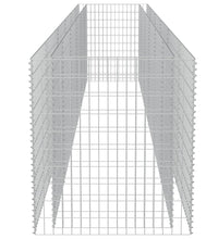 Gabionen-Hochbeet Verzinkter Stahl 540×90×100 cm