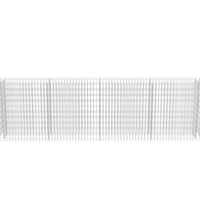 vidaXL Gabionen-Hochbeet Verzinkter Stahl 360×50×100 cm