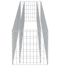 Gabionen-Hochbeet Verzinkter Stahl 360×50×50 cm