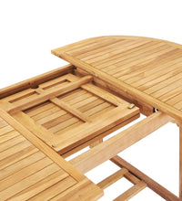 7-tlg. Garten-Essgruppe 150-200 x 100 x 75 cm Massivholz Teak