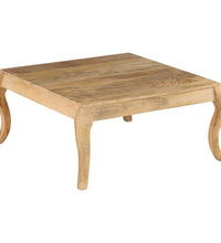 Couchtisch 80x80x40 cm Massivholz Mango