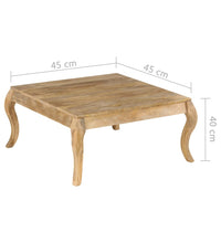 Beistelltisch 45 x 45 x 40 cm Mangoholz Massiv