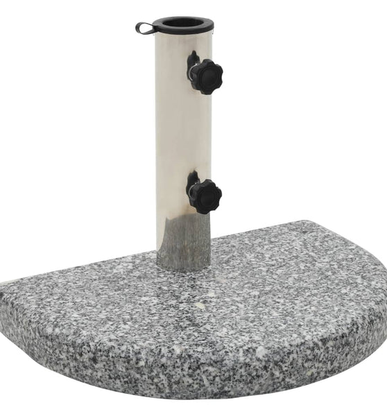 Sonnenschirmständer Granit 10 kg Gebogen Grau