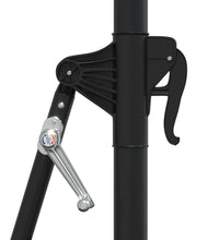 Sonnenschirm zur Wandmontage mit Metall-Mast 300 cm Anthrazit