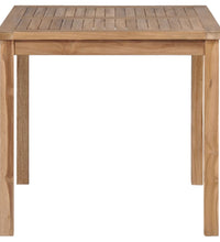 Gartentisch 80x80x77 cm Massivholz Teak