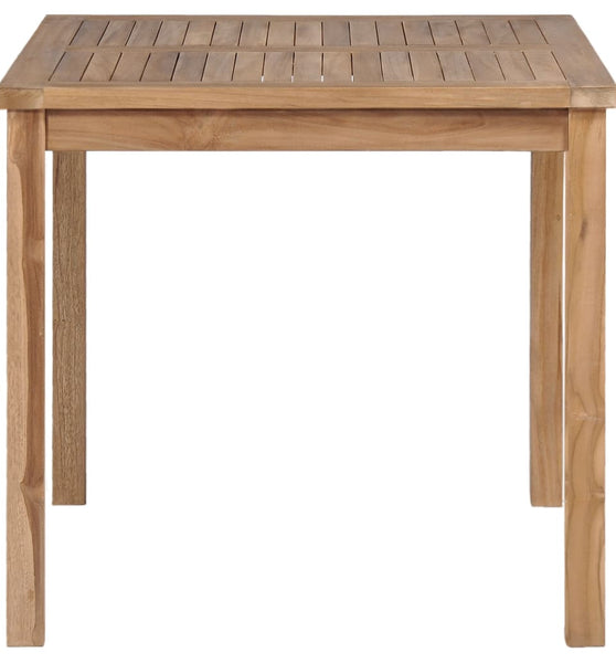 Gartentisch 80x80x77 cm Massivholz Teak