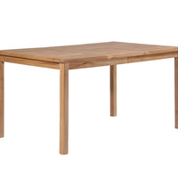 Gartentisch 150x90x77 cm Massivholz Teak