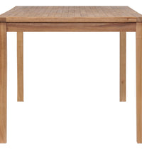 Gartentisch 150x90x77 cm Massivholz Teak
