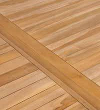 Gartentisch 150x90x77 cm Massivholz Teak