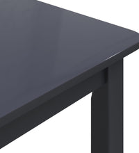Esstisch Schwarz 114x71x75 cm Gummiholz Massiv