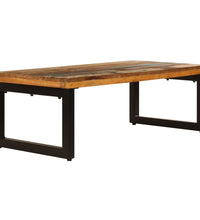 Couchtisch 100x50x35 cm Altholz und Stahl