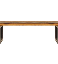 Couchtisch 100x50x35 cm Altholz und Stahl