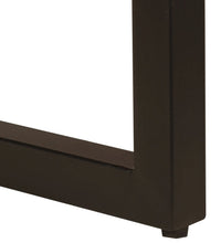 Couchtisch 100x50x35 cm Altholz und Stahl