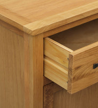 Schuhschrank 76x37x105 cm Eiche Massivholz