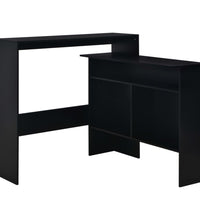 Bartisch mit 2 Tischplatten Schwarz 130x40x120 cm