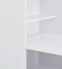 Bartisch mit Schrank Weiß 115x59x200 cm