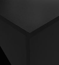 Bartisch mit Schrank Schwarz 115x59x200 cm