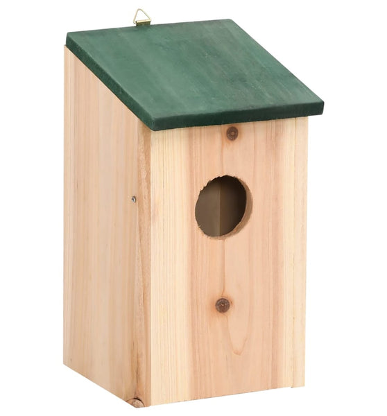 Vogelhäuser 8 Stk. Holz 12x12x22 cm