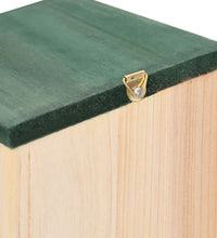 Vogelhäuser 8 Stk. Holz 12x12x22 cm