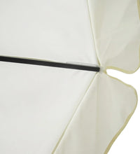 Sonnenschirm Weiß Aluminium 500 cm
