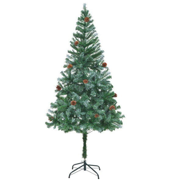 Künstlicher Weihnachtsbaum mit Tannenzapfen 180 cm