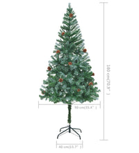 Künstlicher Weihnachtsbaum mit Tannenzapfen 180 cm