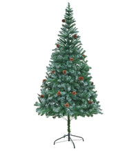 Künstlicher Weihnachtsbaum mit Tannenzapfen 210 cm