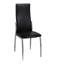 Esszimmerstühle 4 Stk. Schwarz Kunstleder