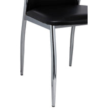 Esszimmerstühle 4 Stk. Schwarz Kunstleder