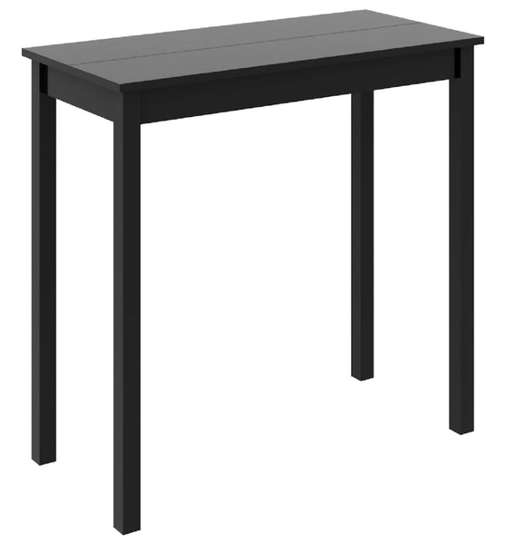 Bartisch MDF Schwarz 115×55×107 cm