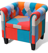 Sessel mit Patchwork-Design Stoff