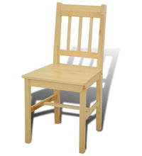 Esstisch Holztisch mit 4 Holzstühlen Esszimmerset Essgruppe