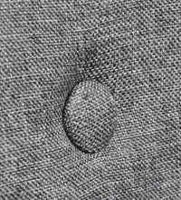 Esszimmerstühle 4 Stk. Hellgrau Stoff und Massivholz Eiche