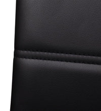 Freischwinger 2 Stk. Schwarz Kunstleder