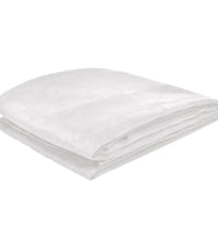 Micro-Suede Sofaüberwurf Tagesdecke Creme 270 x 350 cm