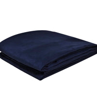 Micro-Suede Sofaüberwurf Tagesdecke Marineblau 140 x 210 cm