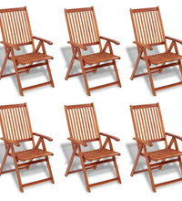 7-tlg. Garten-Essgruppe Massivholz Akazie