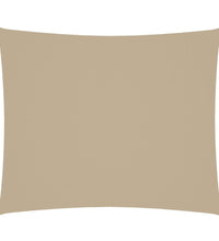 Sonnensegel Oxford-Gewebe Rechteckig 4x6 m Beige