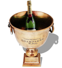 Champagner-Kühler Pokal Kupfer Braun
