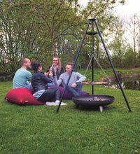 Dreibein Grill Schwarz 172 cm BBQ TRIPOD