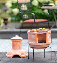 Gartenkamin Lima Ton Strohfarben