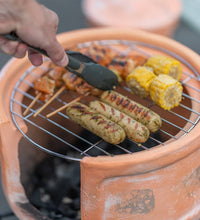 Gartenkamin Lima Ton Strohfarben